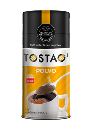 Café TOSTAO' Polvo en frasco de 170 g