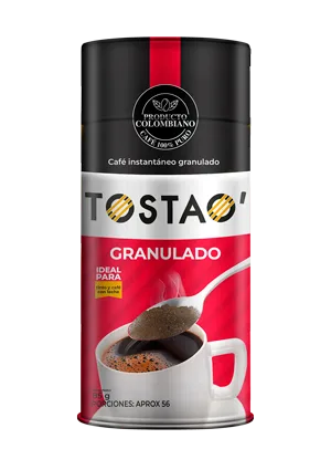 Café TOSTAO' Granulado en frasco de 85 g