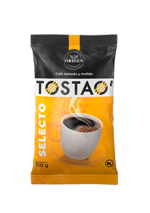 Café TOSTAO' Selecto en bolsa de 110 g