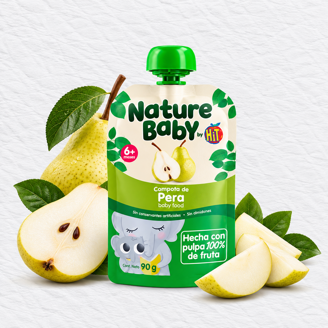 Compota Nature Baby de pera en bolsa