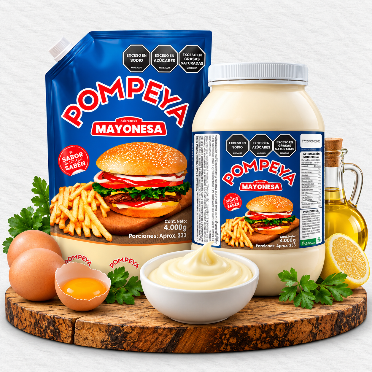 Salsa Pompeya Mayonesa en doypack