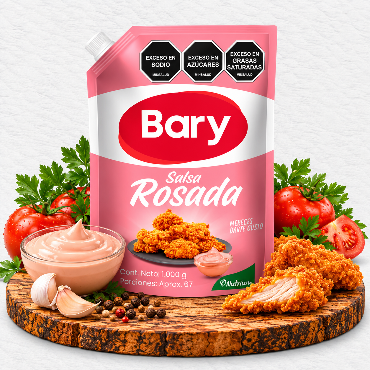 Salsa Bary de rosada en doypack