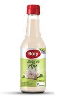 Salsa de ajo Bary en botella