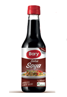 Salsa de soya Bary en botella
